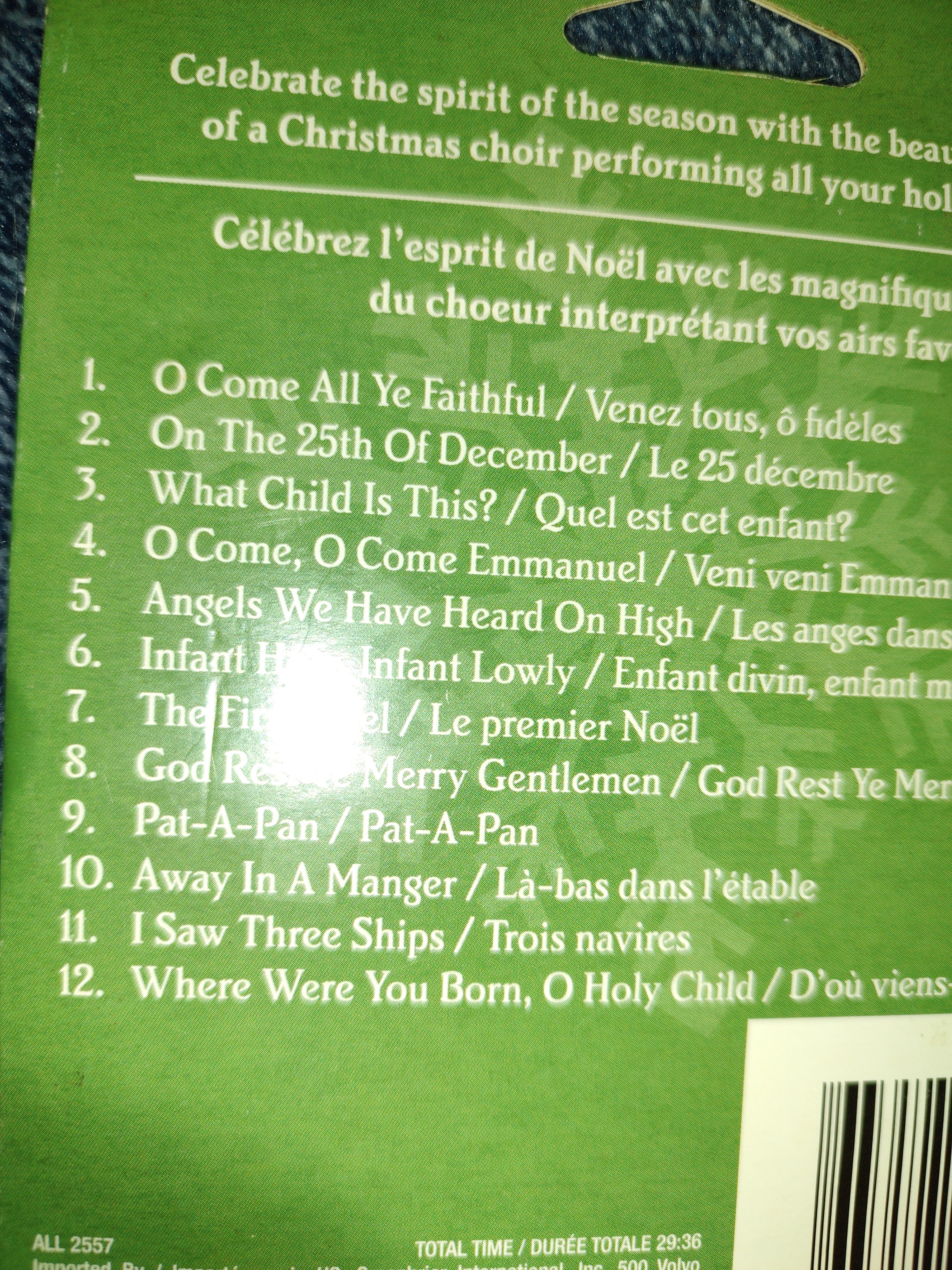 Christmas choirs cd