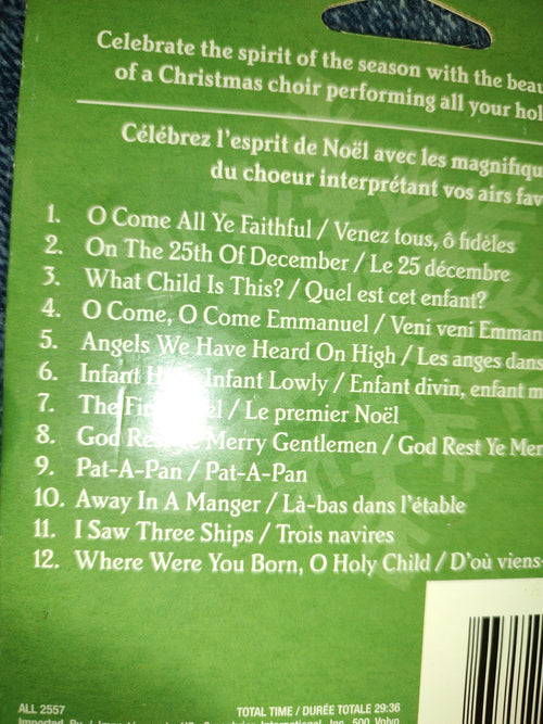 Christmas choirs cd